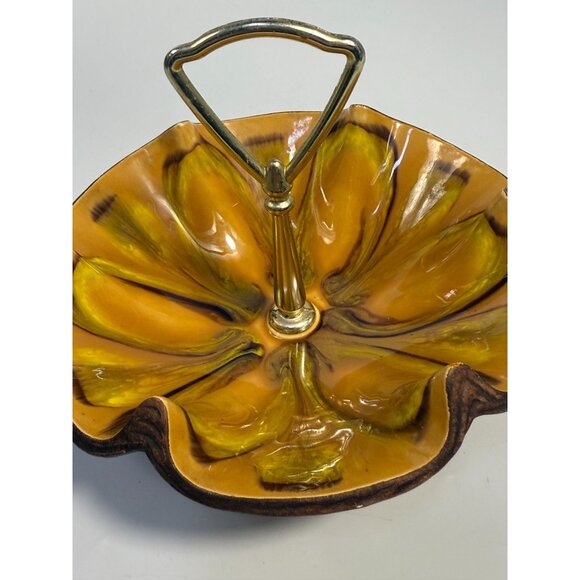 Tidbit Candy Nut Dish Handled  Sequoia Treasure Craft California Pottery 610 USA - Picture 6 of 16